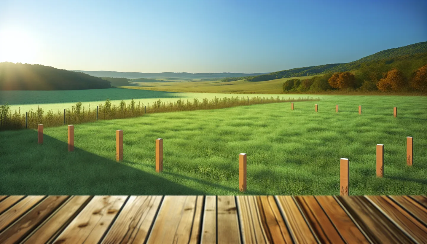 Porch view overlooking a vacant lot for sale