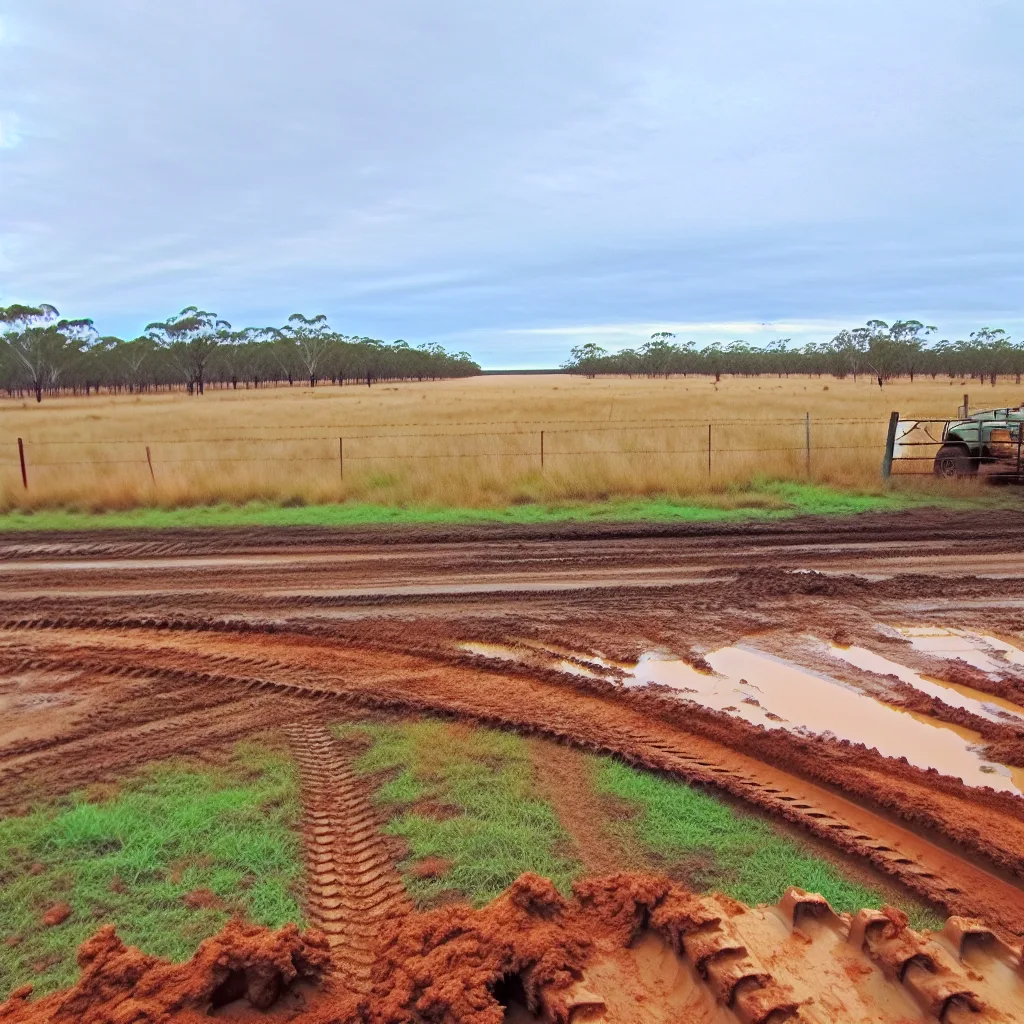 Rural acreage with open grassland and conifer forest in Decatur, Georgia