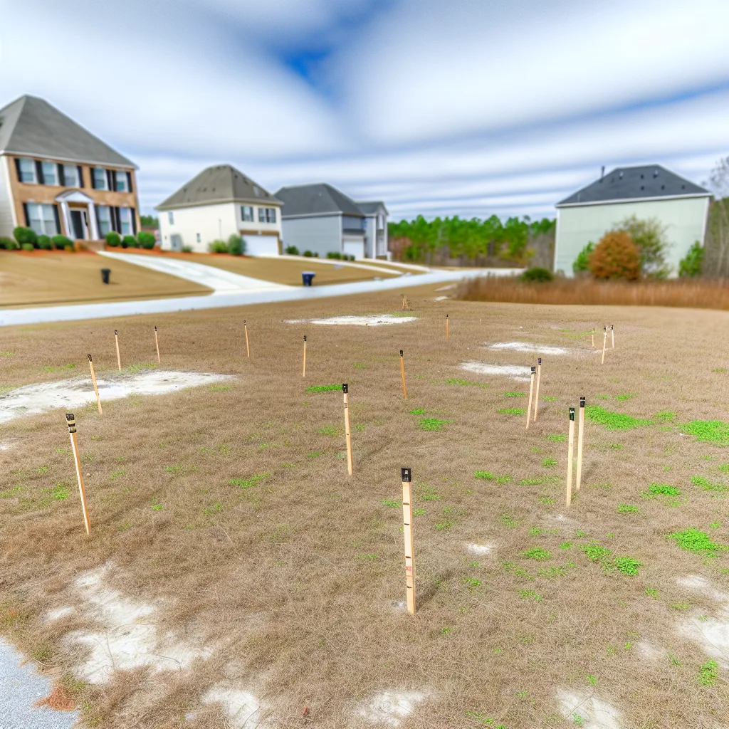 Cleared vacant residential lot for sale in Brantley County, Georgia