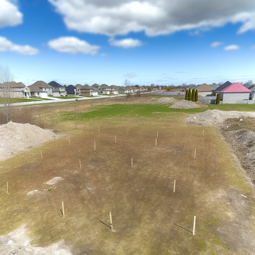 Cleared vacant residential lot for sale in Valdosta, Georgia