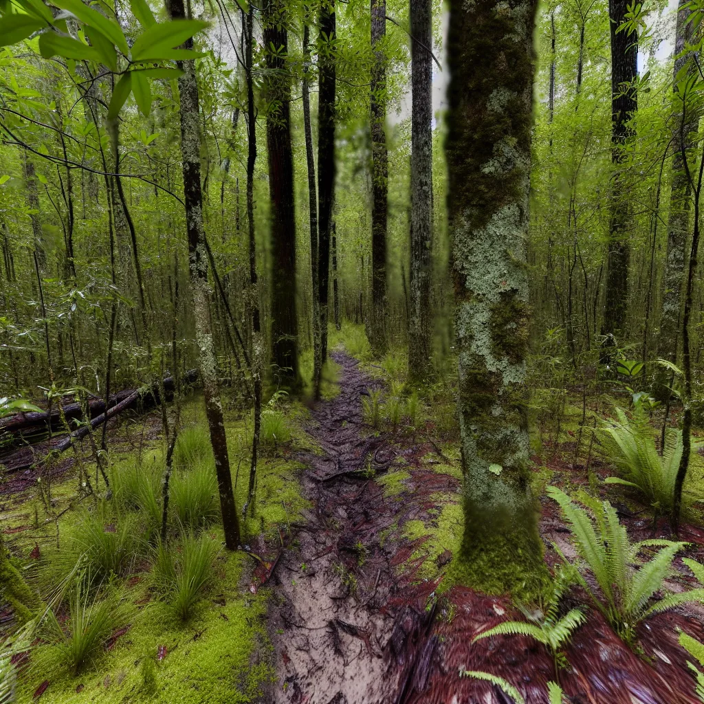 Wooded forest parcel in Bibb County, Georgia