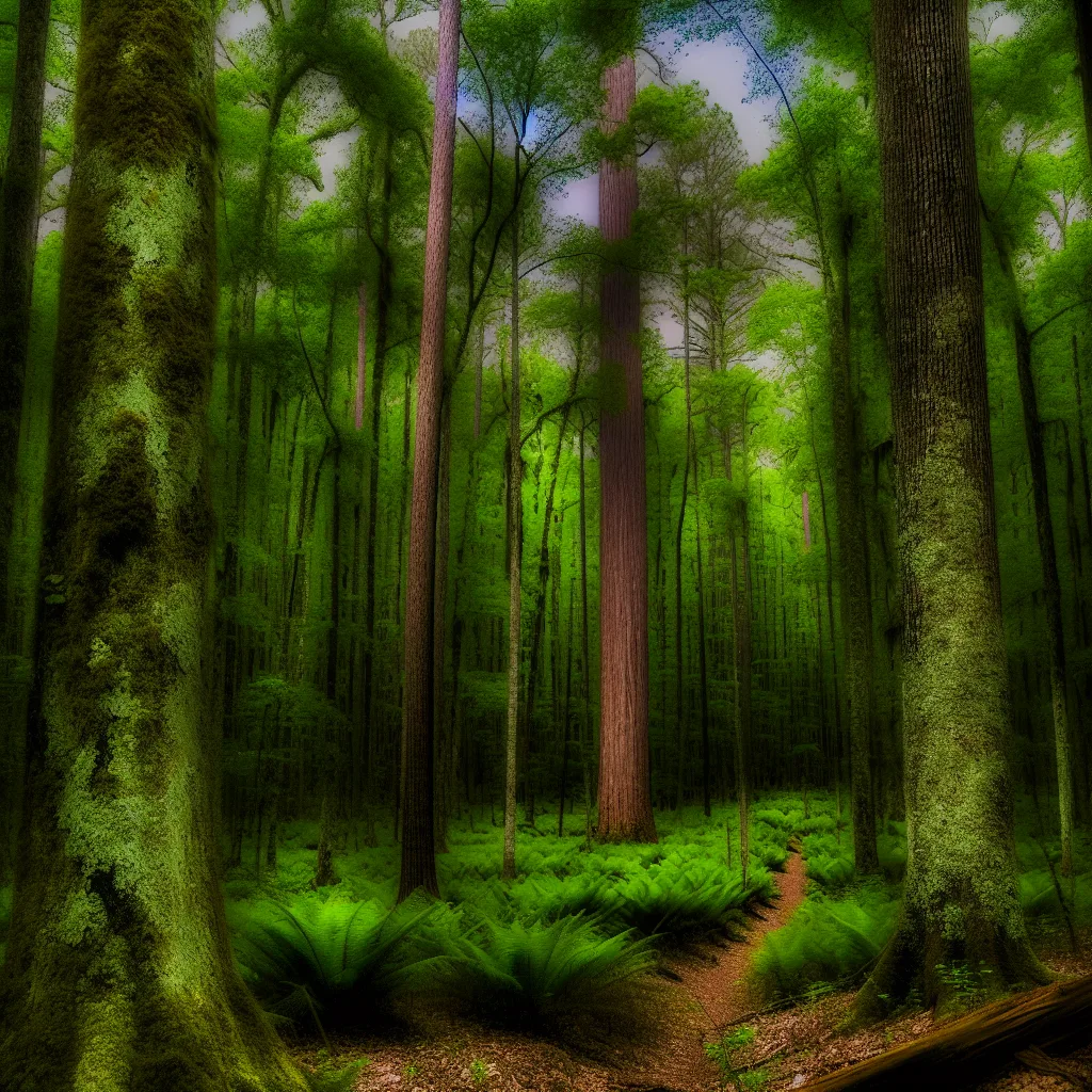 Wooded forest parcel in Macon, Georgia