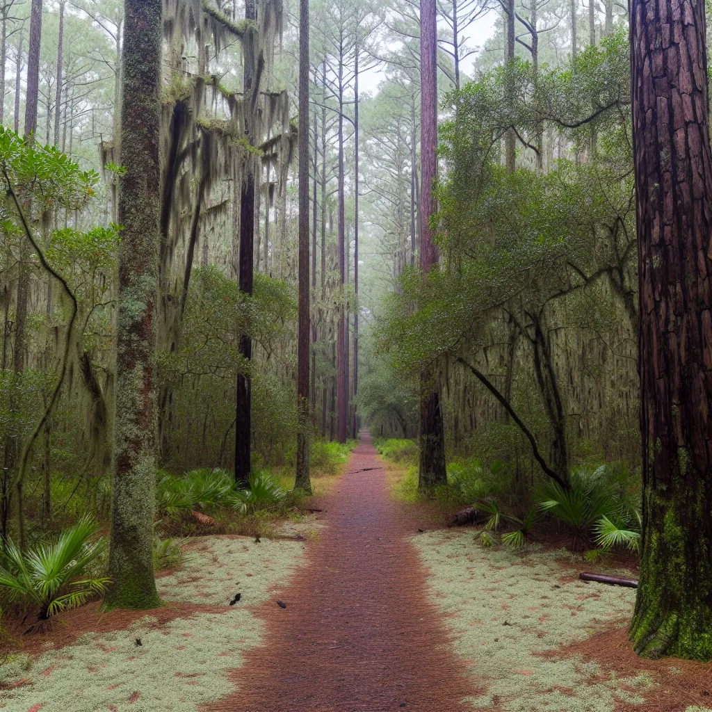 Wooded forest parcel in Valdosta, Georgia